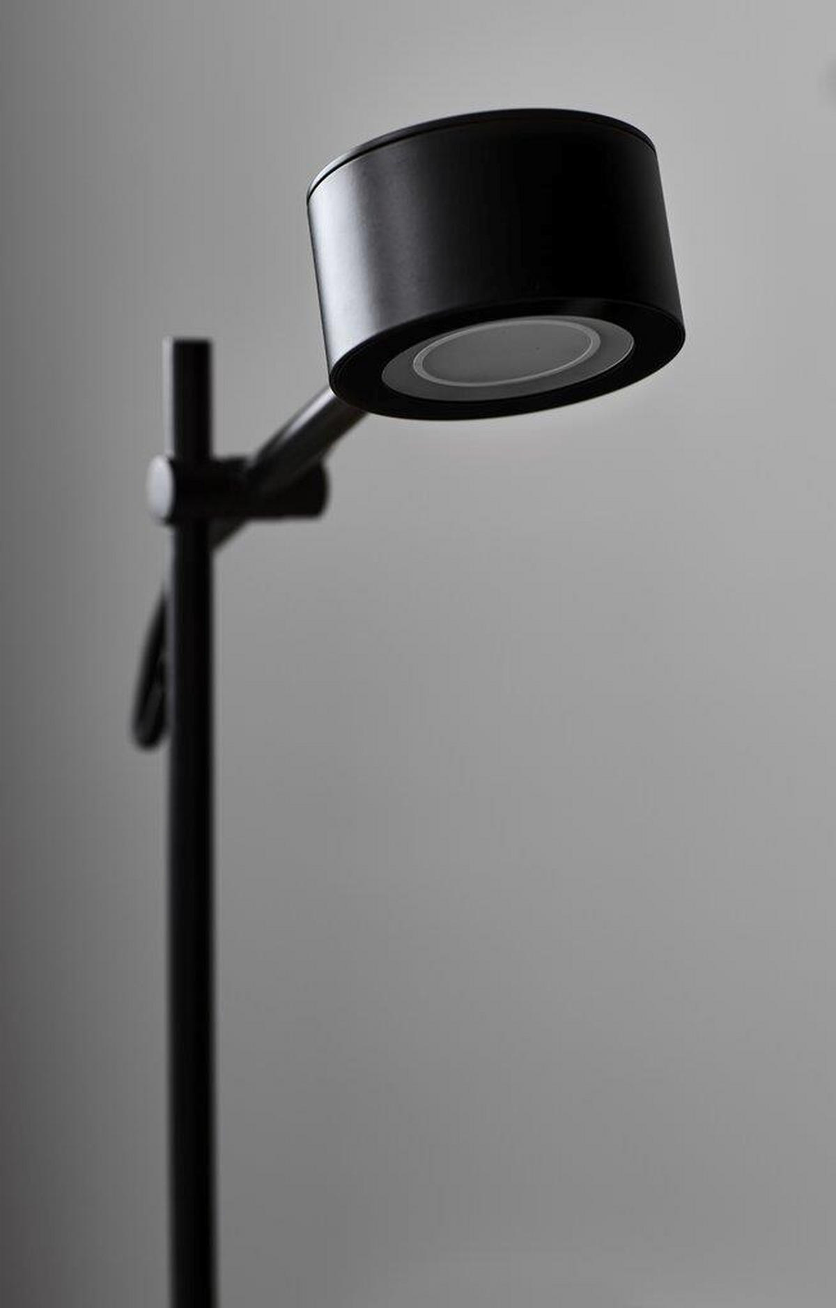 LED-STEHLEUCHTE CLYDE 26,6/138 cm   - Schwarz, Design, Metall (26,6/138cm) - Nordlux