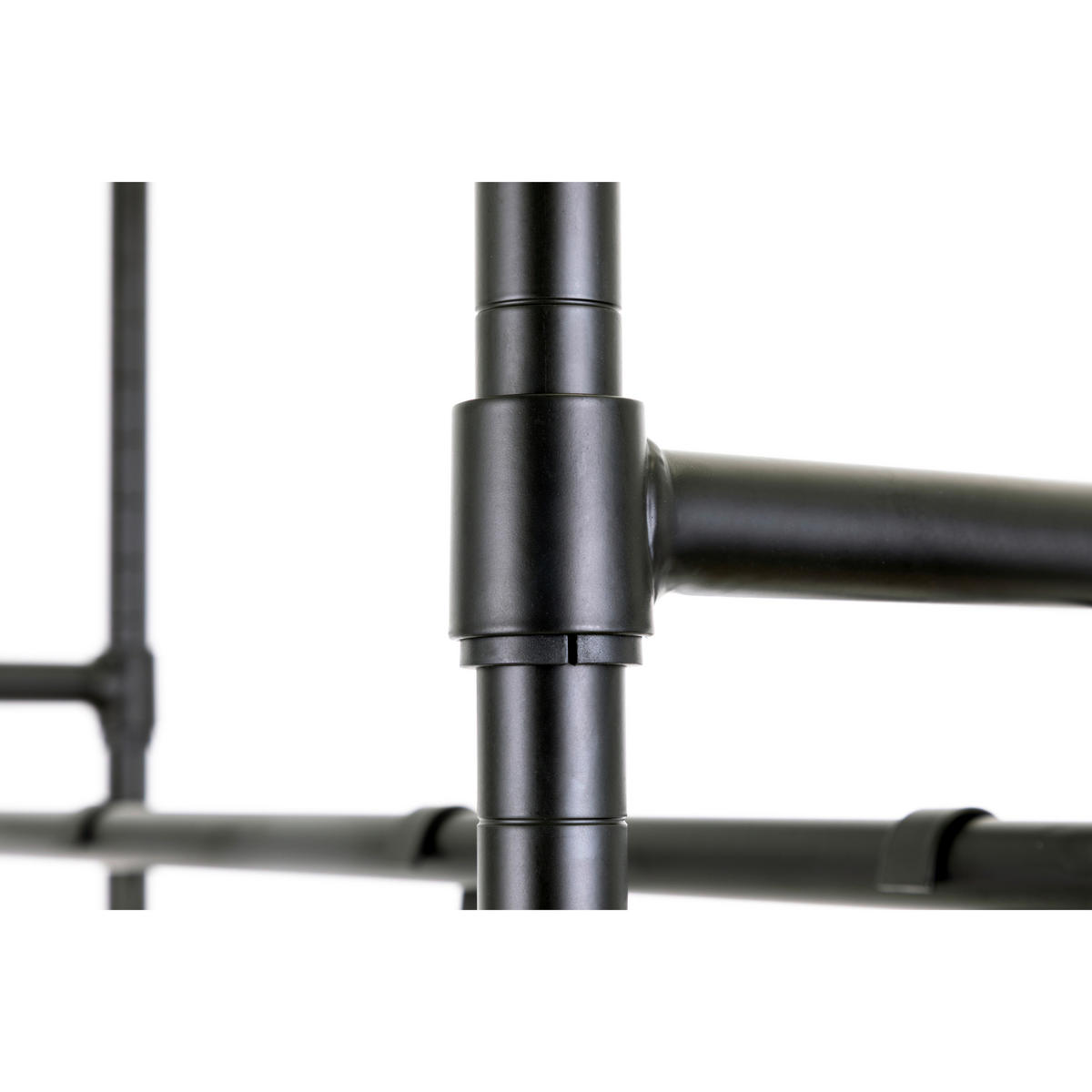 GARDEROBENSTÄNDER in Schwarz 75/180/32 cm   - Schwarz, Design, Metall (75/180/32cm) - MID.YOU