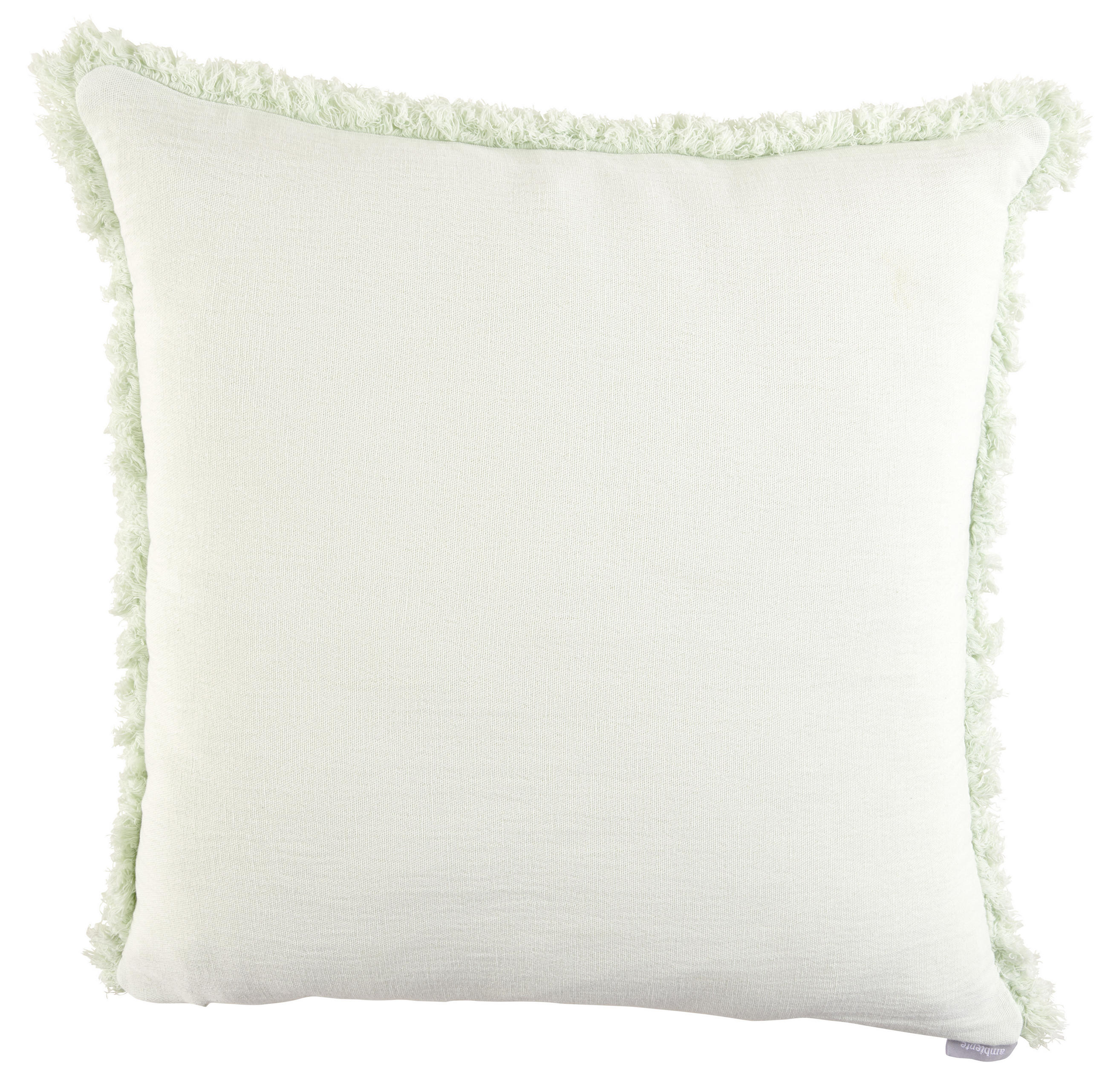 KISSENHÜLLE 48/48 cm  - Weiß/Hellgrün, KONVENTIONELL, Textil (48/48cm) - Ambiente