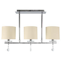 DECKENLEUCHTE    62/15/55 cm  - Chromfarben, KONVENTIONELL, Kunststoff/Metall (62/15/55cm)