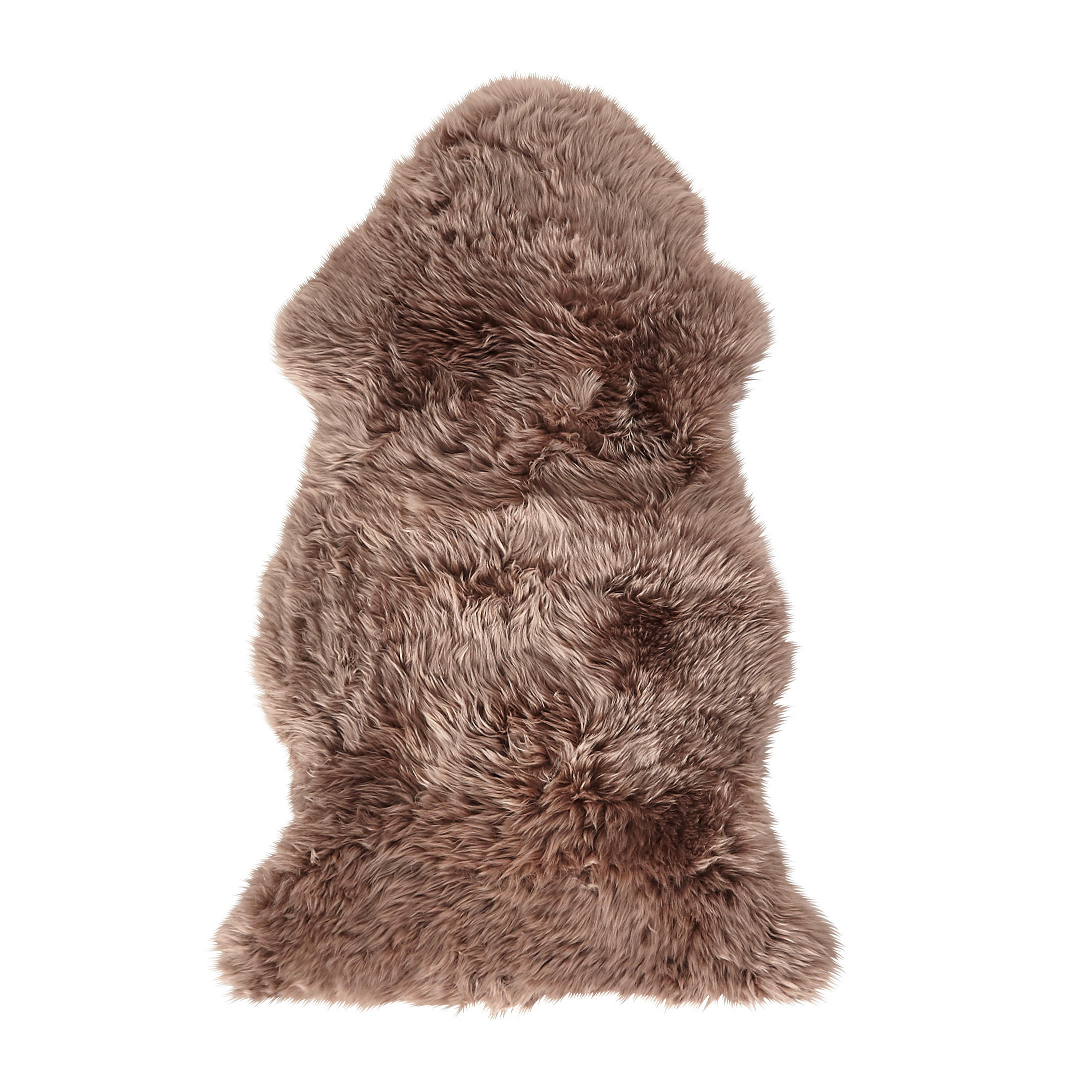 OVČIA KOŽUŠINA, 60/95 cm, sivohnedá - sivohnedá, Natur, kožušina (60/95cm) - Linea Natura