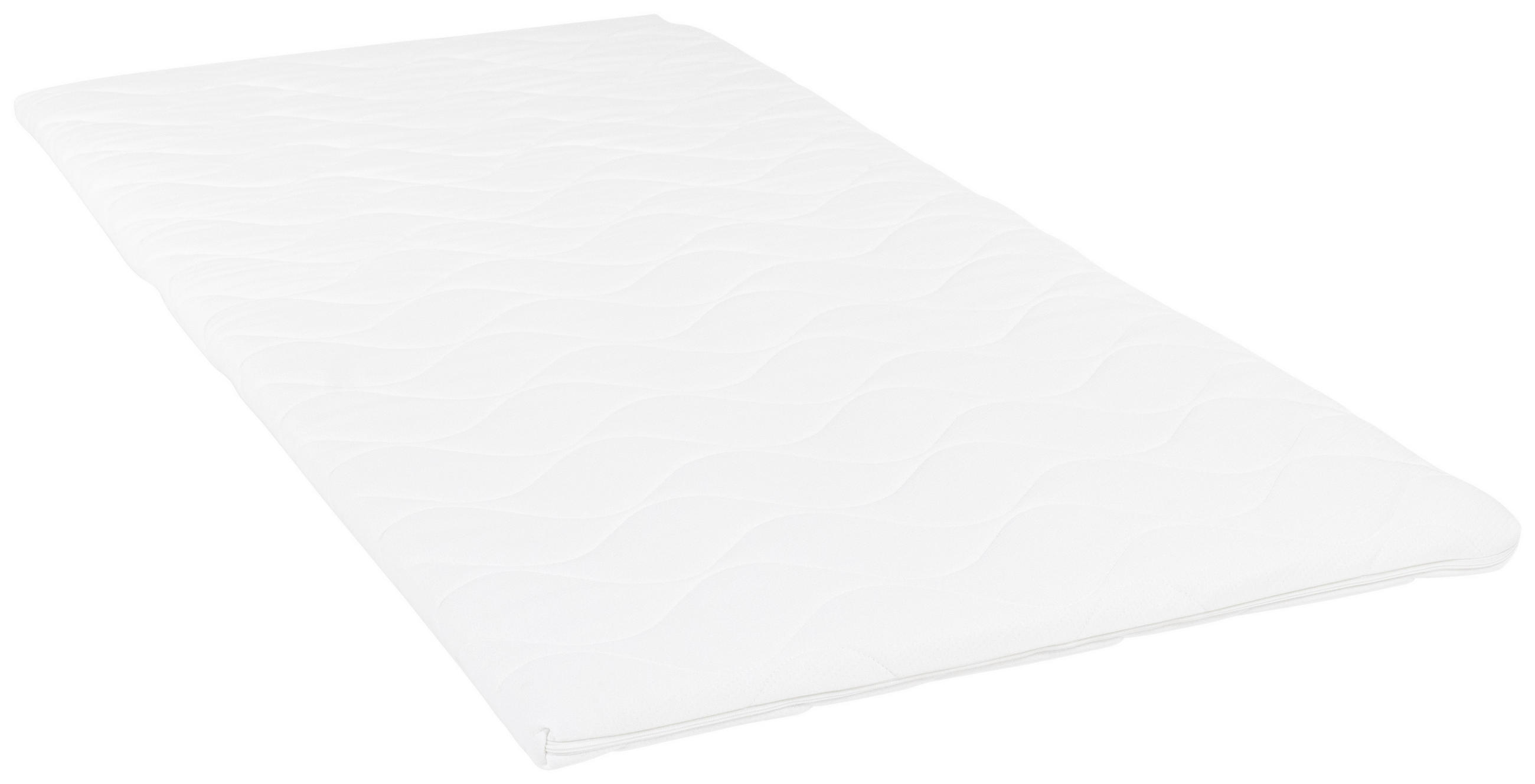 TOPPER LATEX TOPPER 80/200 cm Höhe ca. 6 cm  - Weiß, MODERN, Textil (80/200cm) - Livetastic