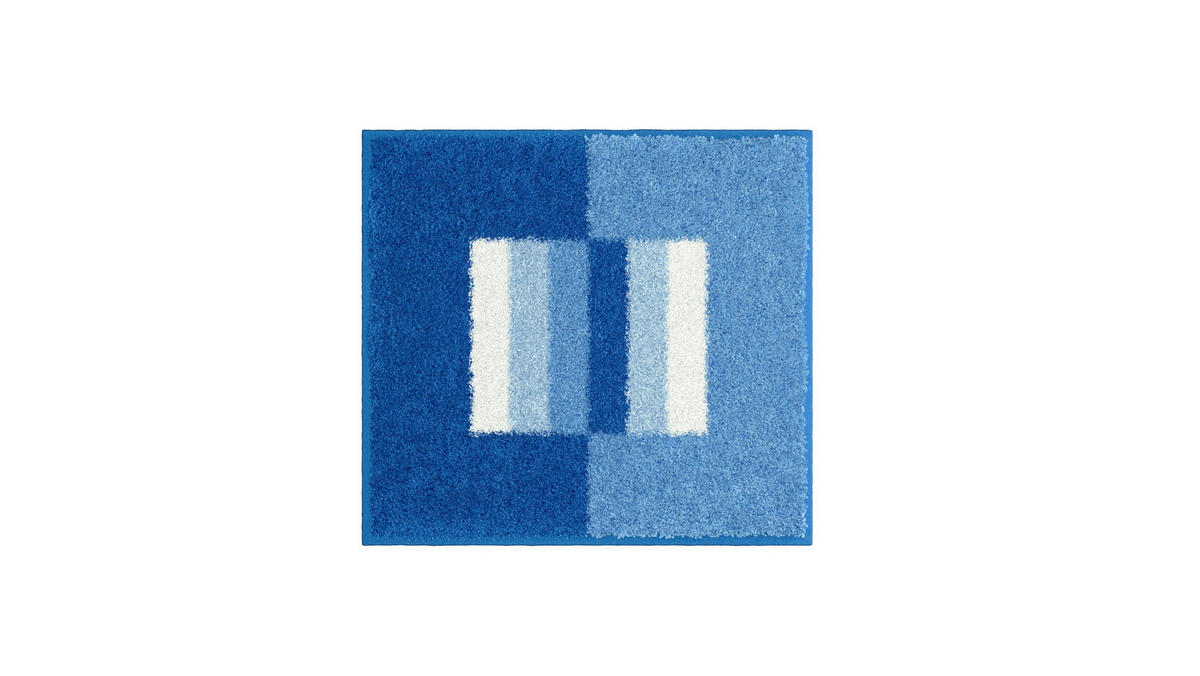 BIDET-VORLEGER Blau 40/50 cm  - Blau, Basics, Kunststoff/Textil (40/50cm) - Grund