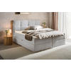 BOXBETT 180/200 cm  in Hellgrau  - Hellgrau, KONVENTIONELL, Textil (180/200cm) - Boxxx