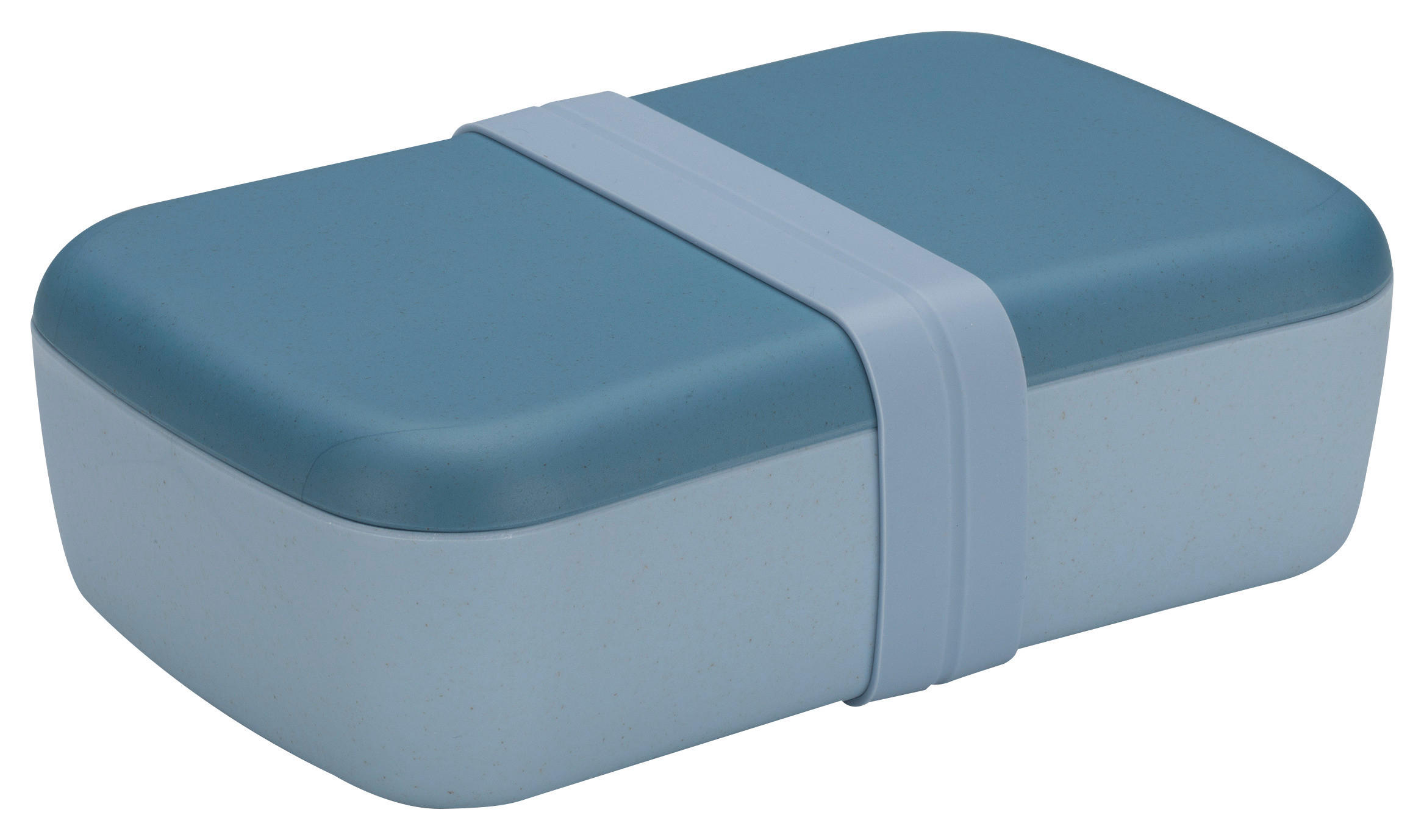 JAUSENBOX  - Blau, Natur, Naturmaterialien/Kunststoff (17,9/11,2/6cm) - Avelia