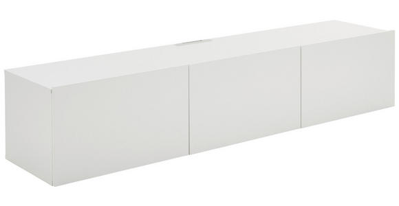 LOWBOARD in 180/36,7/42 cm - Weiß, Design, Holzwerkstoff (180/36,7/42cm) - Hom`in