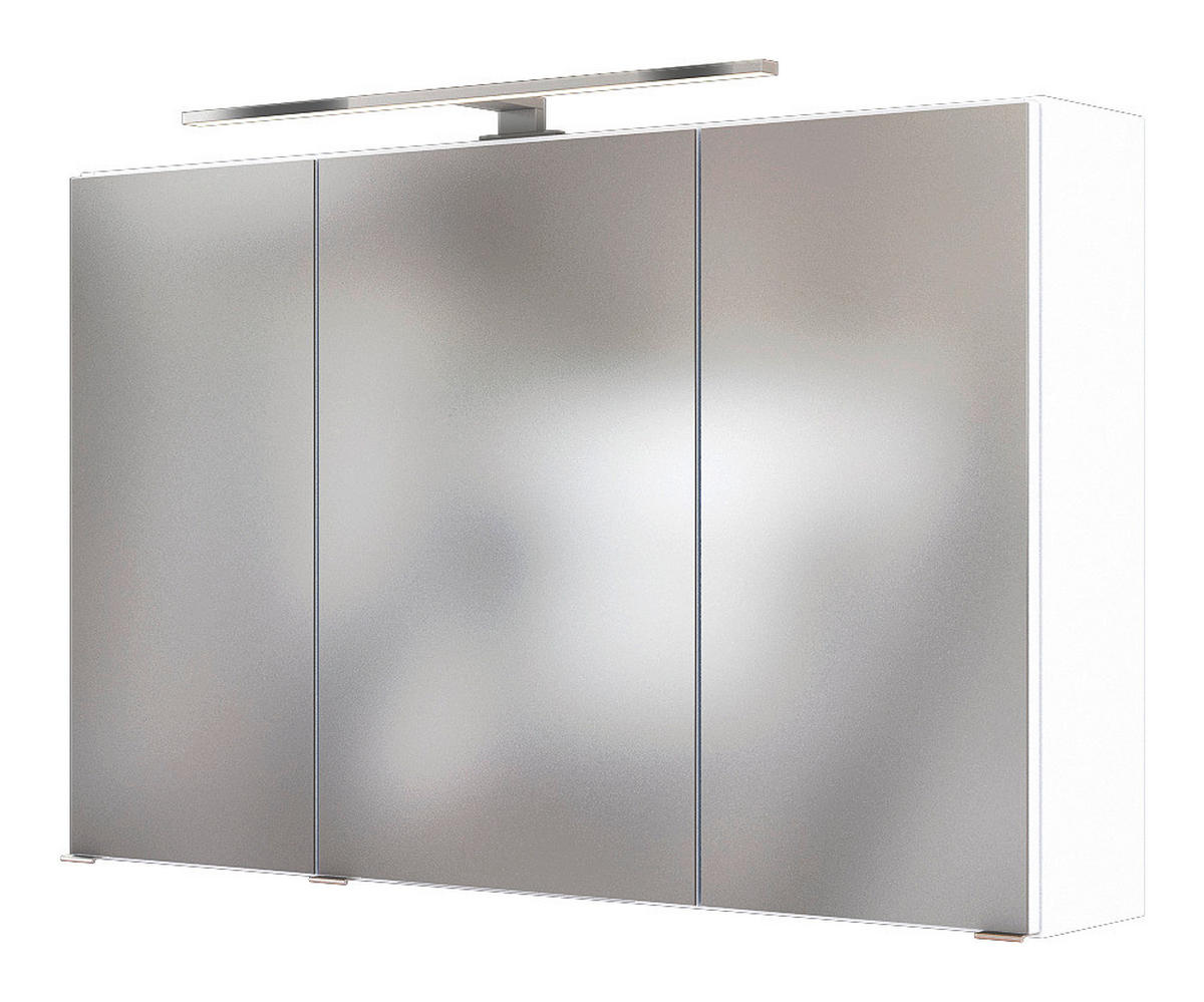 BADEZIMMER  in 100 cm  - Weiss/Eichefarben, Basics, Keramik/Holzwerkstoff (100cm) - Held