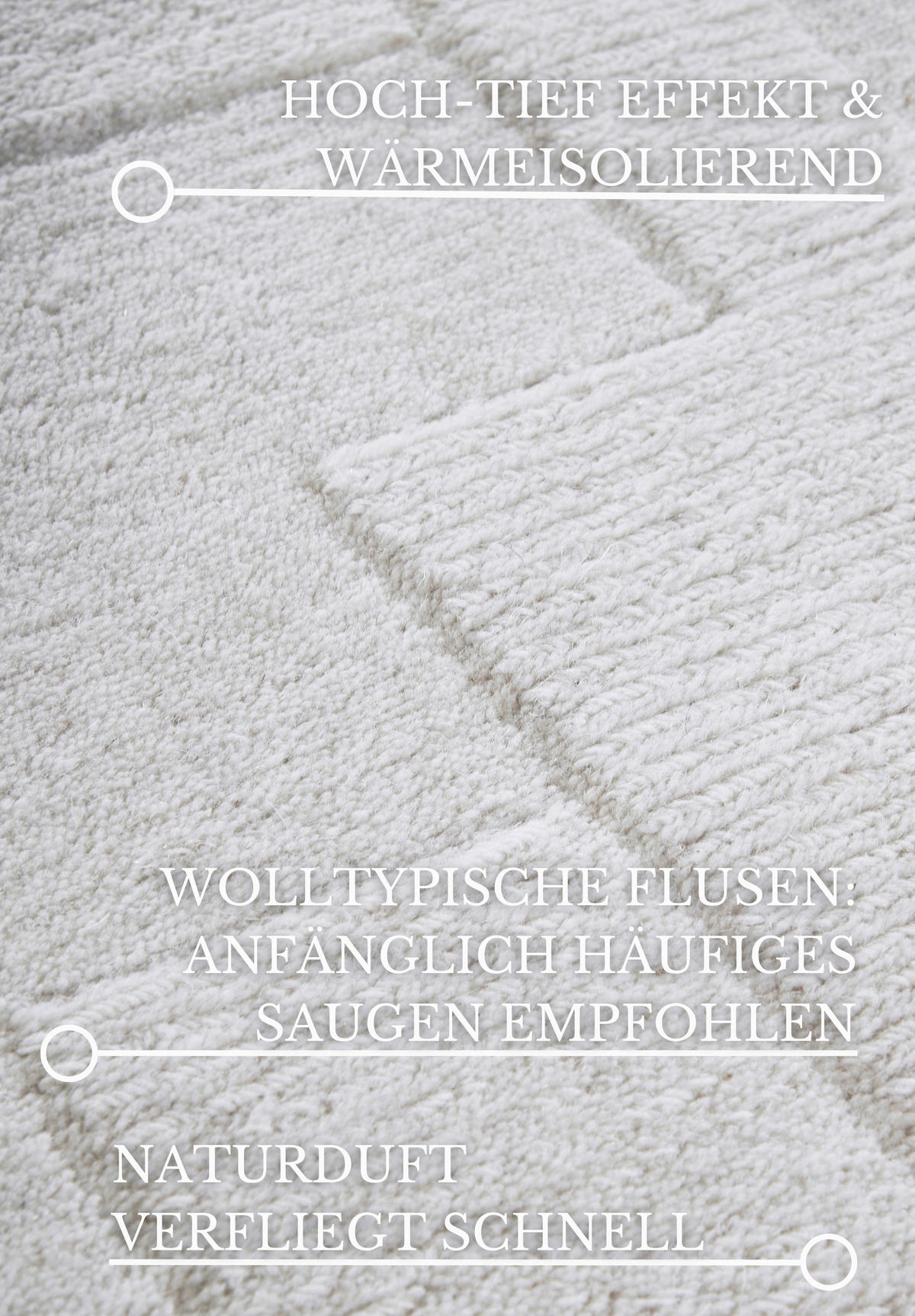 HANDWEBTEPPICH 160/230 cm Kollektion 1906 Creme  - Creme, Basics, Textil (160/230cm) - Villeroy & Boch