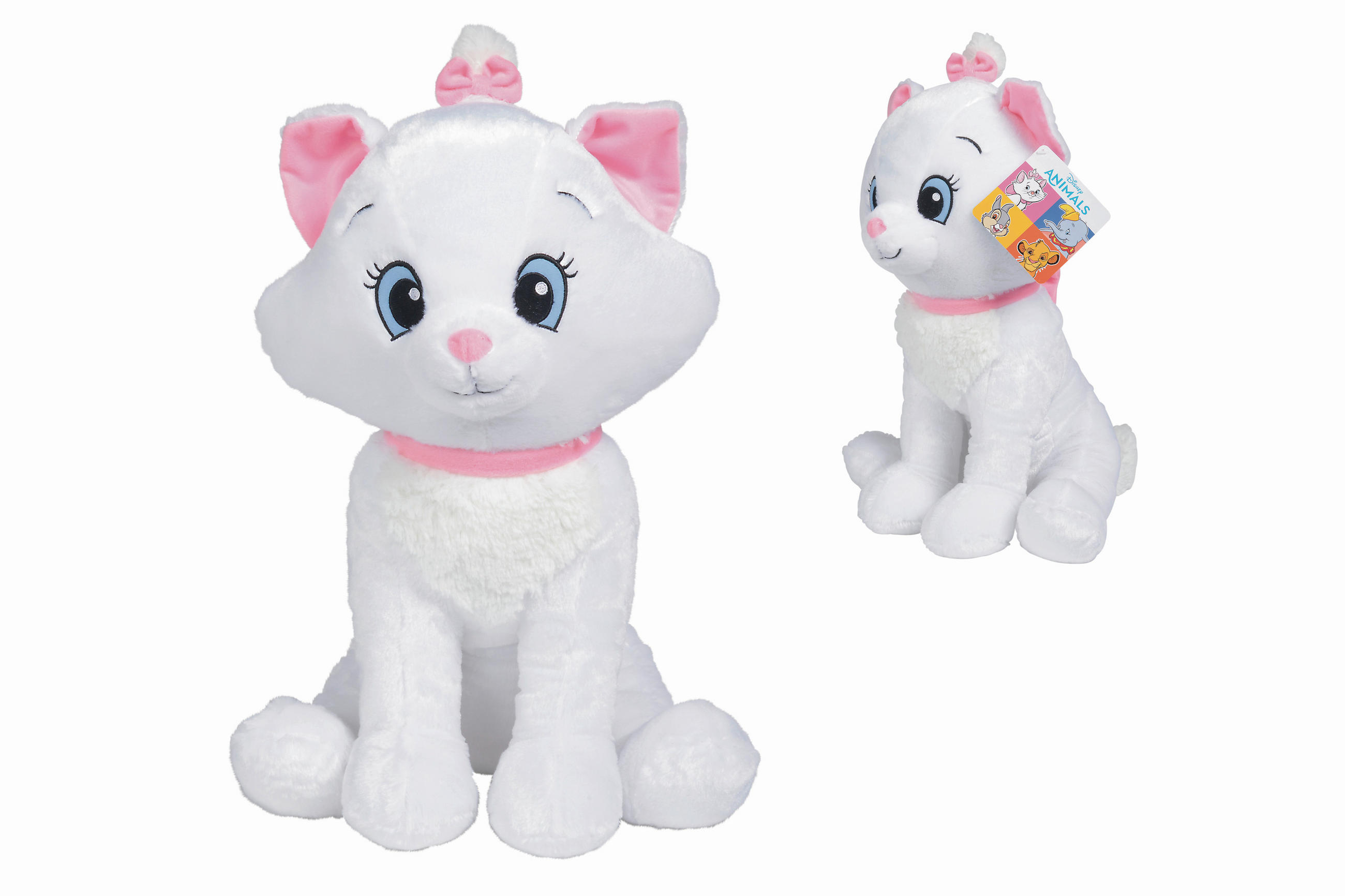 PLÜSCHTIER Disney Klassik Marie 33/33/46 cm  - Rosa/Weiß, Basics, Textil (33/33/46cm) - Disney