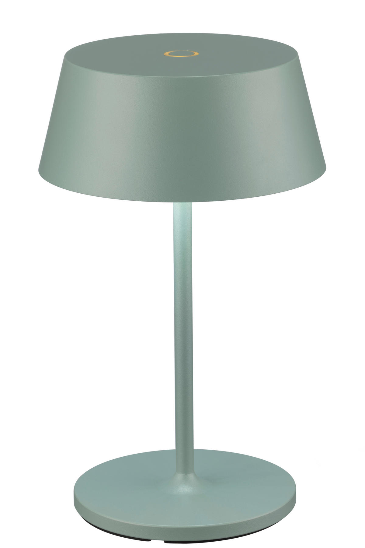 AKKU-TISCHLEUCHTE Naos 15/25 cm  - Grau, Design, Kunststoff/Metall (15/25cm) - Dieter Knoll