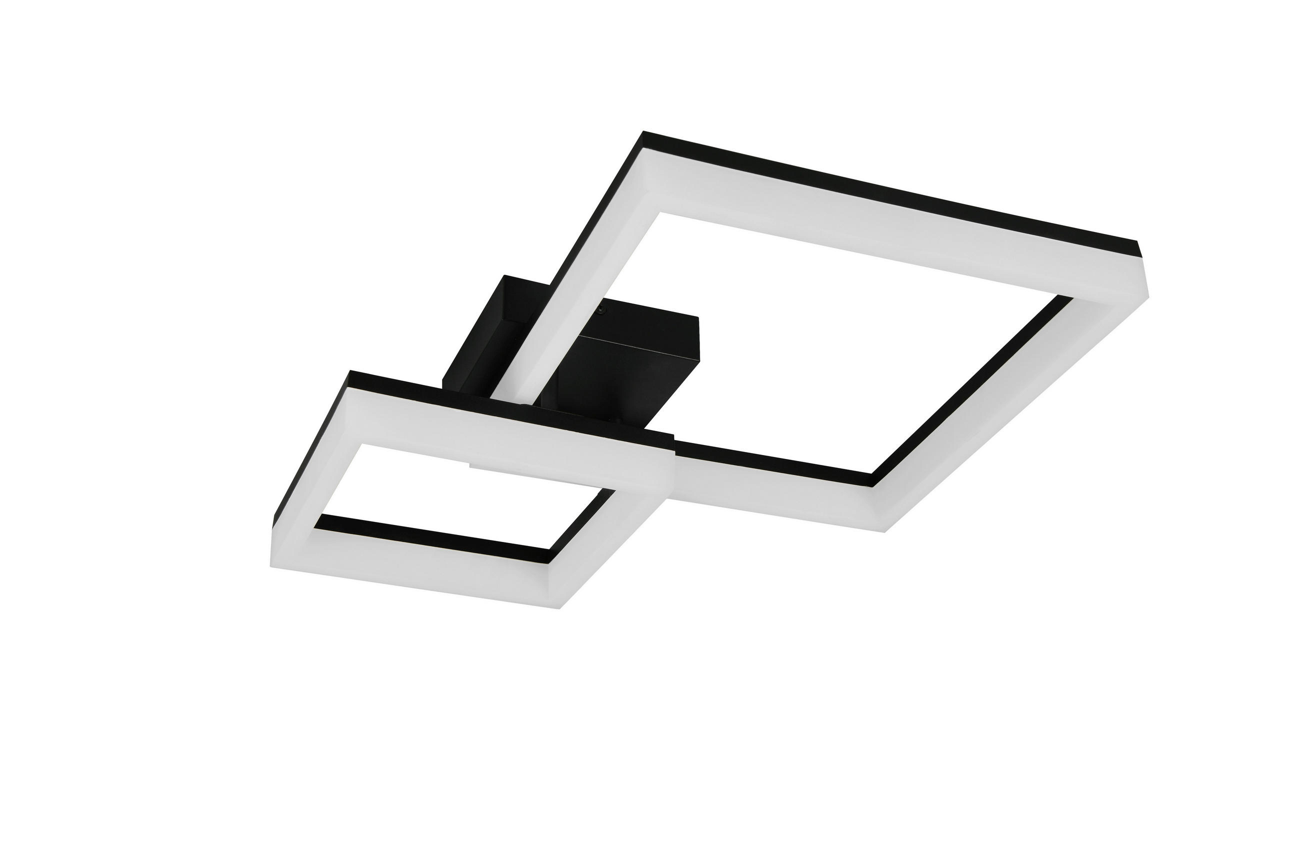 PLAFONIERĂ CU LED - alb/negru, Basics, plastic/metal (62/12,5/46,5cm)