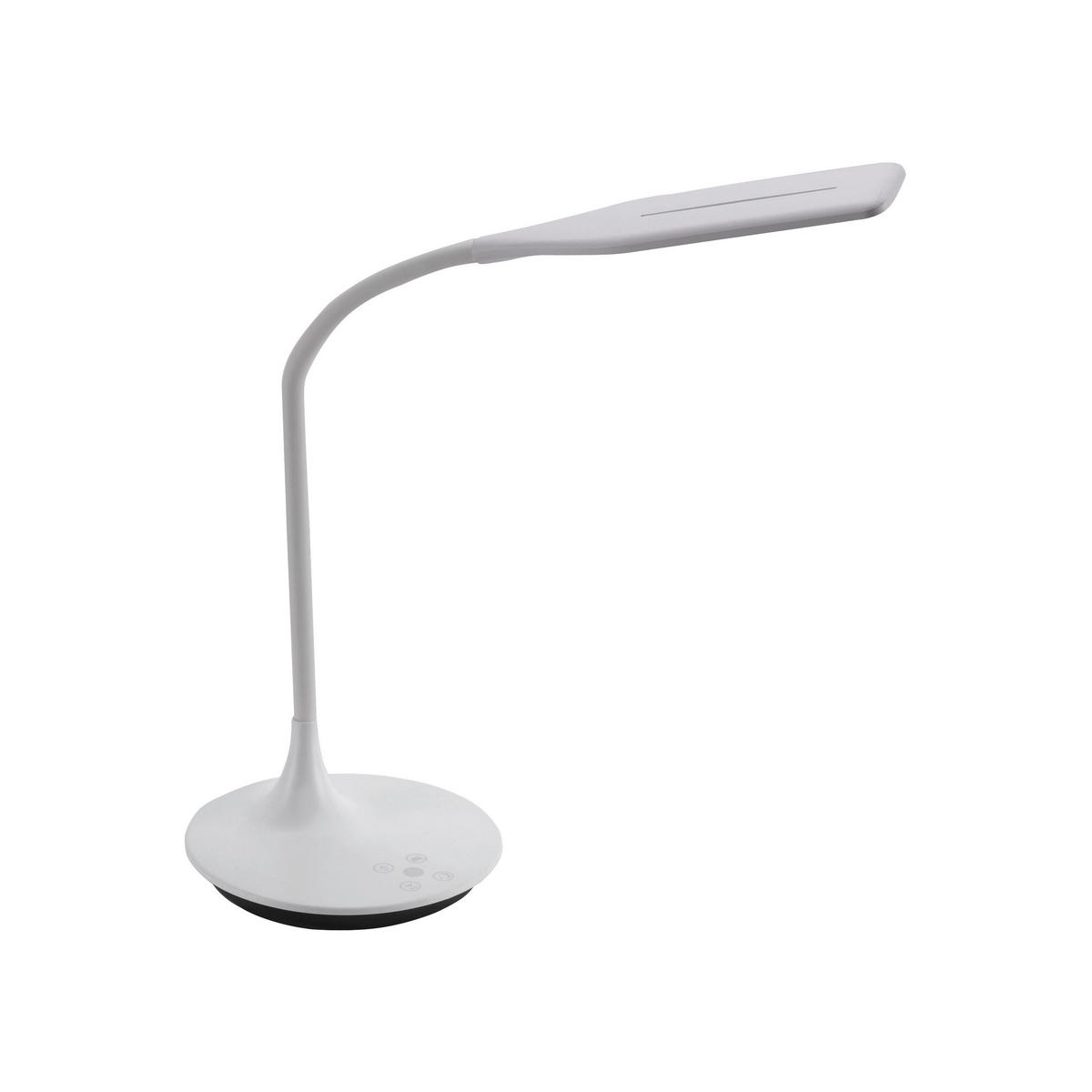 LED LAMPA NA PSACÍ STŮL, dotykový stmívač,  - bílá, Design, plast (41cm)