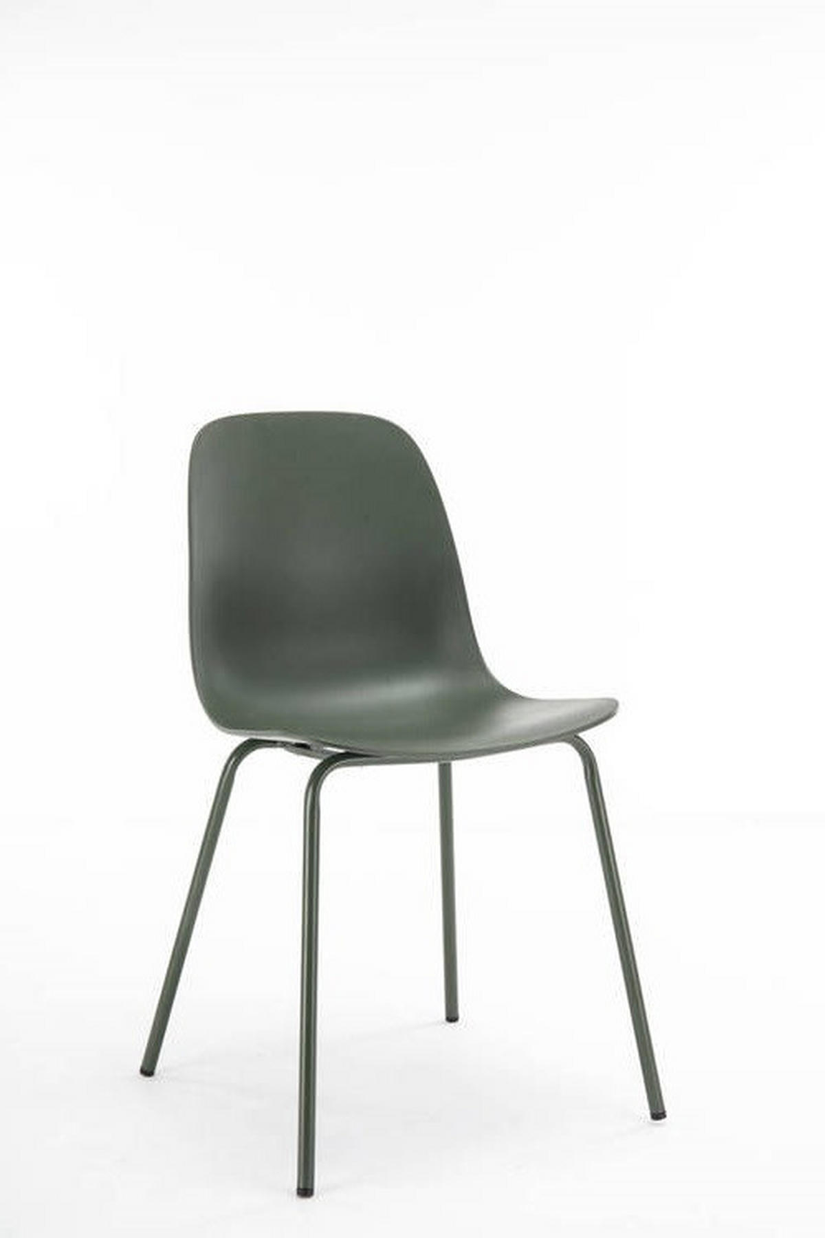 ŽIDLE, 50/84/50 cm - olivově zelená, Design, kov/plast (50/84/50cm) - Boxxx