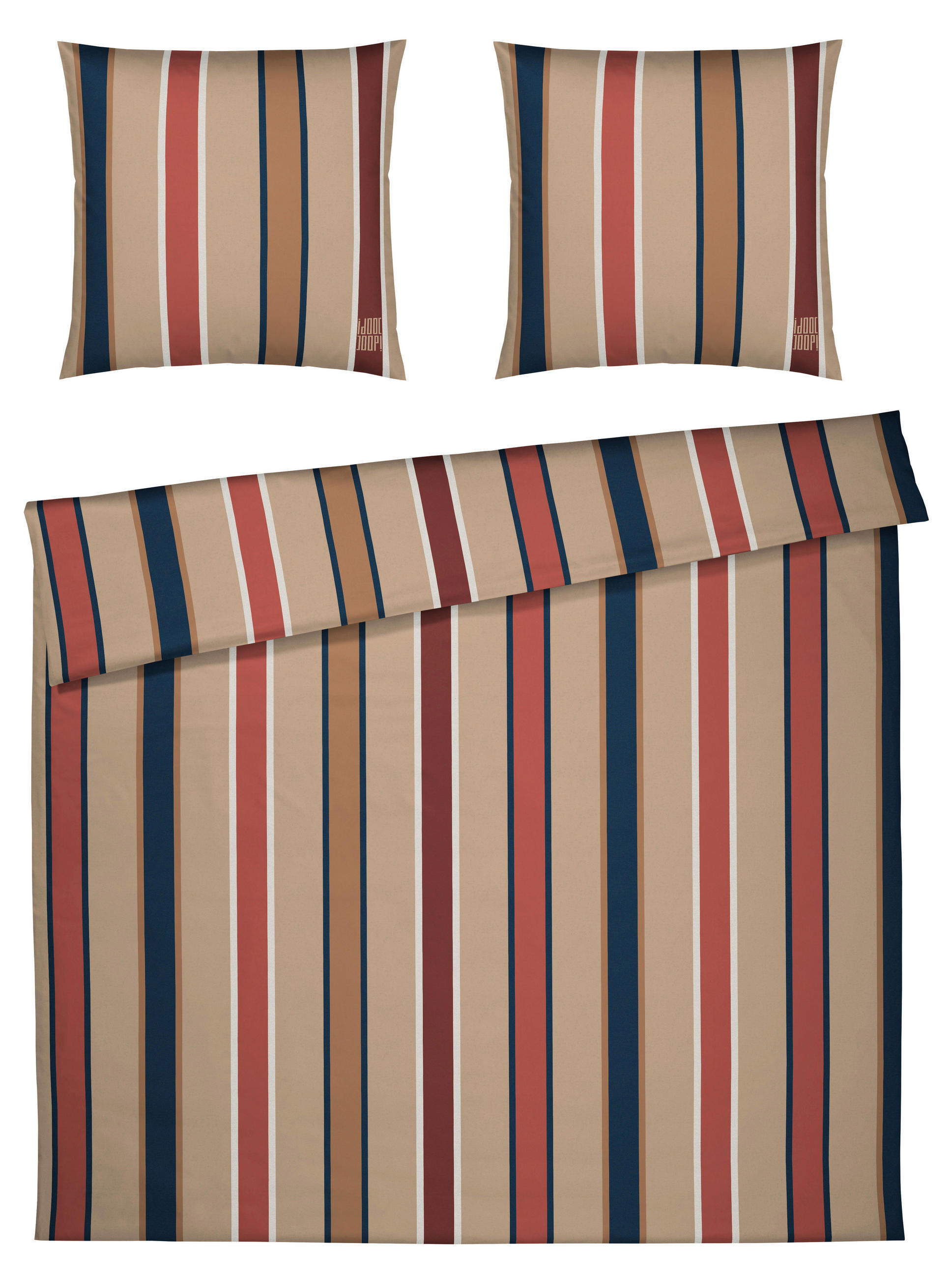 WENDEBETTWÄSCHE Makosatin 200/200 cm  - Rot, Design, Textil (200/200cm) - Joop!