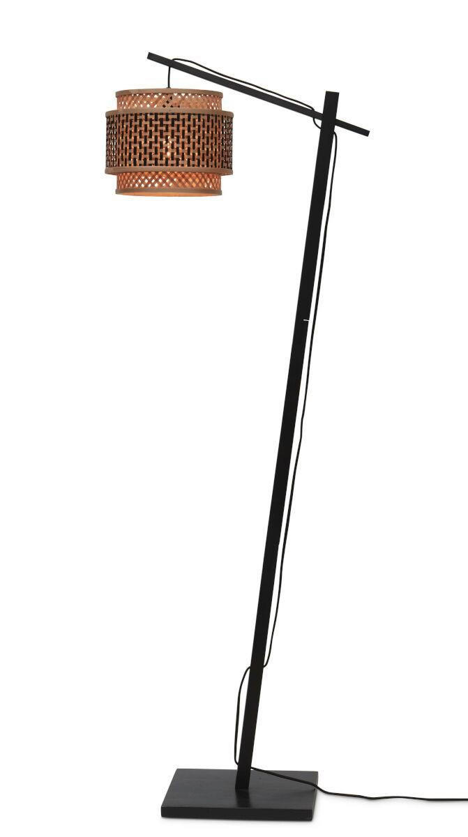 STEHLEUCHTE    - Schwarz/Naturfarben, Trend (150/31/55cm) - Good & Mojo