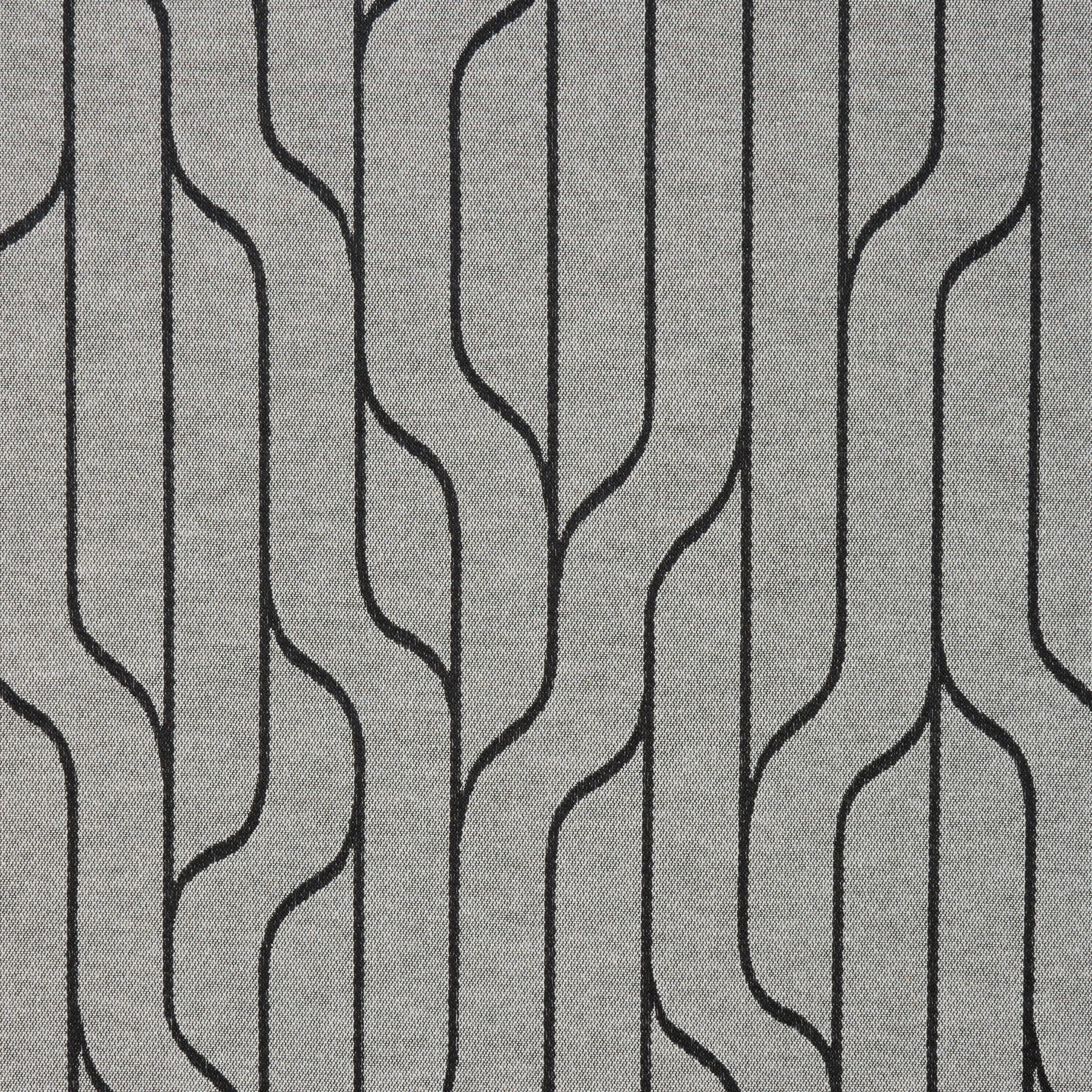 DEKOSTOFF per lfm blickdicht  - Schwarz, Design, Kunststoff/Textil (135cm) - Esposa