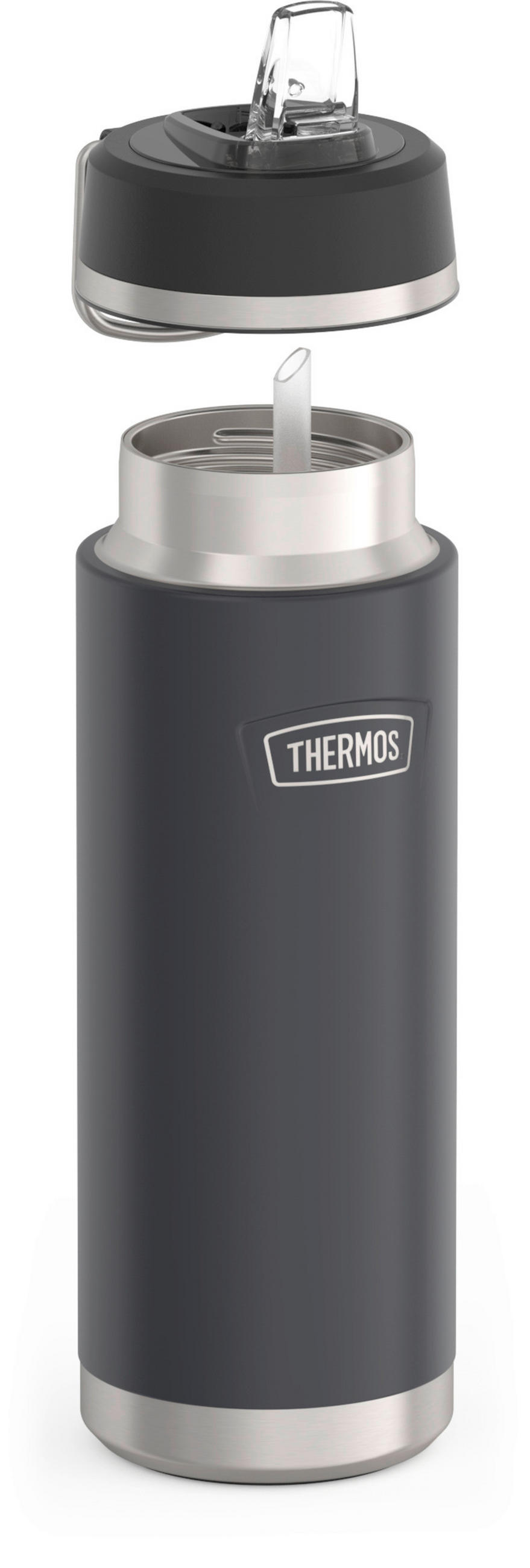 ISOLIERFLASCHE ICON 0,71 L  - Dunkelgrau, Basics, Metall (0,71l) - Thermos