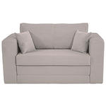 JUGEND- UND KINDERSOFA Cord Taupe  - Taupe/Schwarz, KONVENTIONELL, Textil (136/78/72cm) - Xora