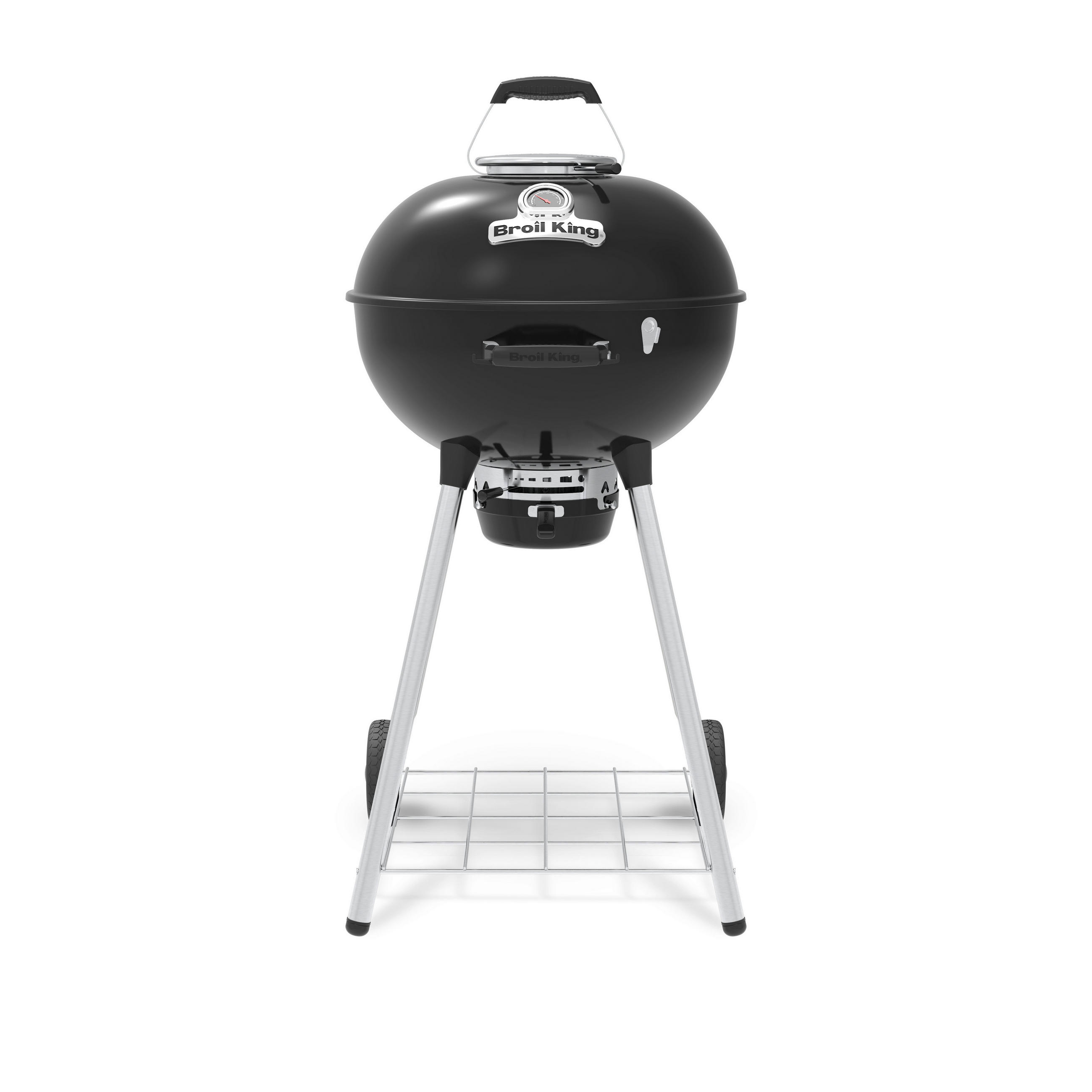 ROŠTILJ OKRUGLI  crna visoki sjaj  - crna visoki sjaj, Basics, metal (57/118/57cm) - Broil King