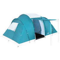 ZELT PAVILLO 68094 - Weiß/Hellblau, KONVENTIONELL, Glas/Kunststoff (490/280/200cm) - Bestway