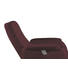 RELAXSESSEL Echtleder - Chromfarben/Dunkelrot, Design, Leder/Metall (80/109/88cm) - Beldomo Premium RELAXSESSEL Echtleder - Chromfarben/Dunkelrot, Design, Leder/Metall (80/109/88cm) - Beldomo Premium