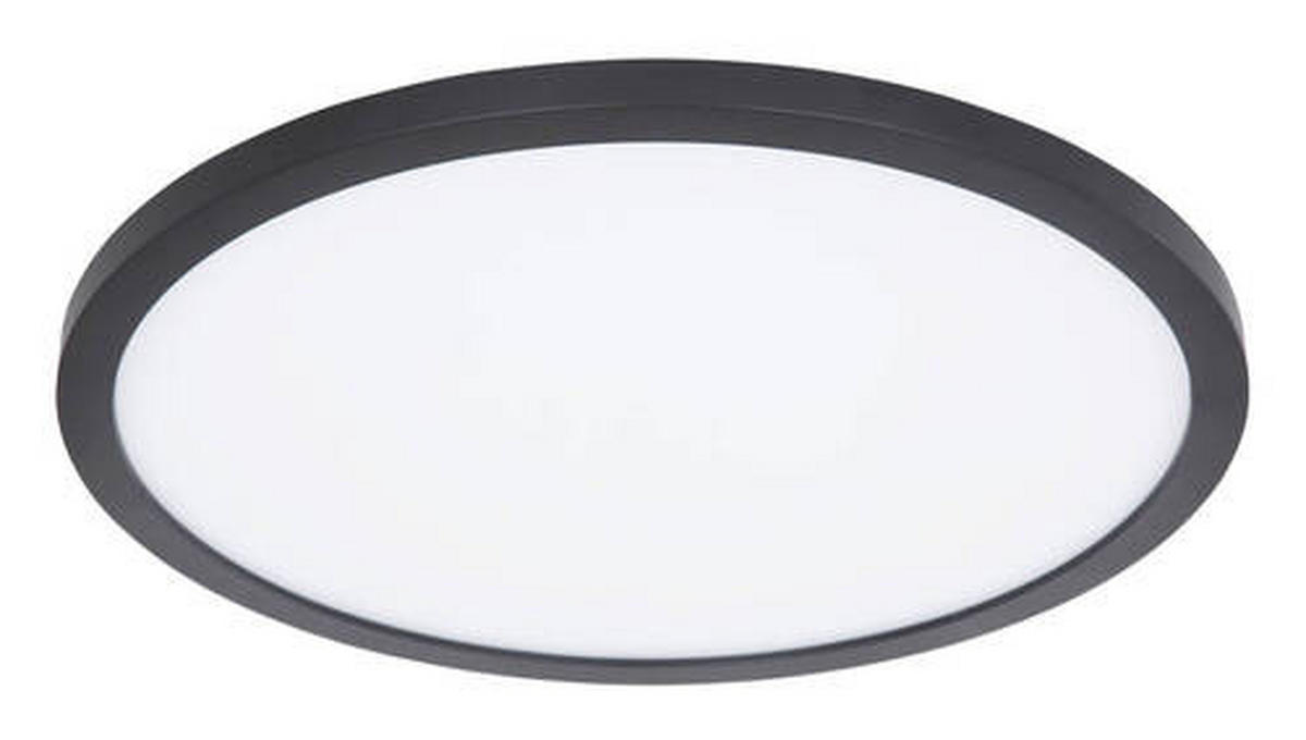 PLAFONIERĂ CU LED - alb/opal, Design, plastic (29,4/2,5cm)