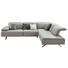 WOHNLANDSCHAFT in Leder Silberfarben - Dunkelgrau/Anthrazit, Design, Leder/Metall (291/229cm) - Ambiente WOHNLANDSCHAFT in Leder Silberfarben - Dunkelgrau/Anthrazit, Design, Leder/Metall (291/229cm) - Ambiente