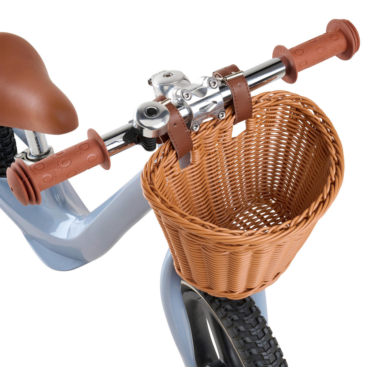 SPRINGCYKEL  - grå högglans, Trend, metall/plast (90/40/50cm) - Jimmylee