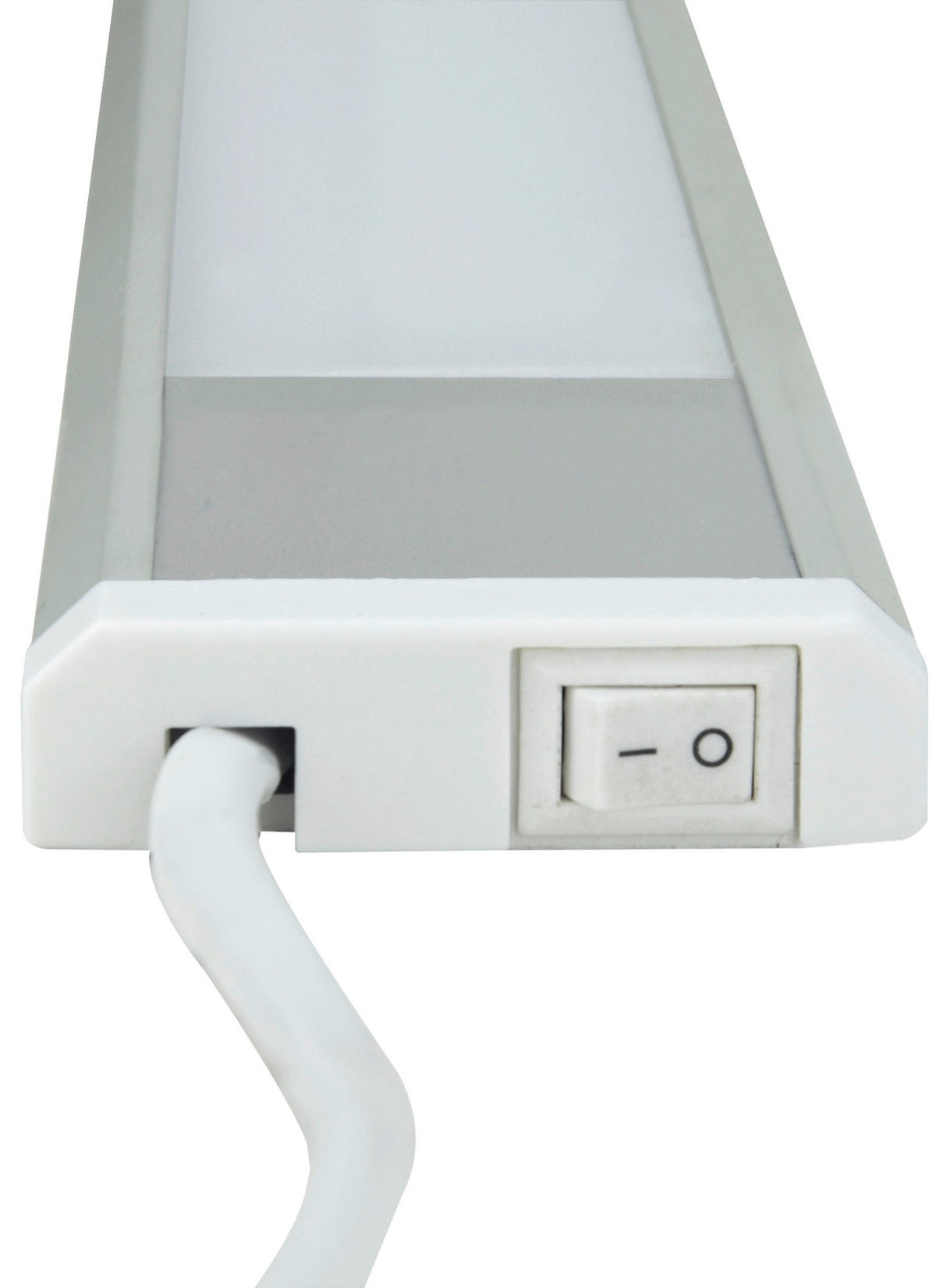 LICHTLEISTE 60/5/1,3 cm   - Weiß, Basics, Kunststoff/Metall (60/5/1,3cm)