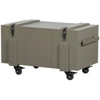 TRUHE in Holz 100/55/56 cm  - Grün, Design, Holz (100/55/56cm) - Livetastic