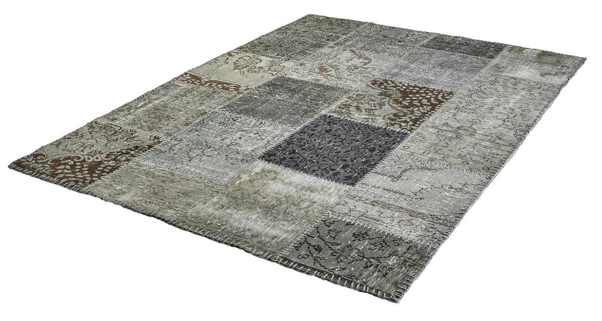 WEBTEPPICH 120/170 cm Silberfarben  - Silberfarben, Basics, Textil (120/170cm) - Obsession