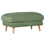 HOCKER Cord Olivgrün  - Naturfarben/Olivgrün, ROMANTIK / LANDHAUS, Holz/Textil (100/50/63cm) - Landscape