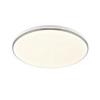 KOUPELNOVÉ STROPNÍ LED SVĚTLO, 50/5 cm  - bílá, Basics, kov/plast (50/5cm) - Celina