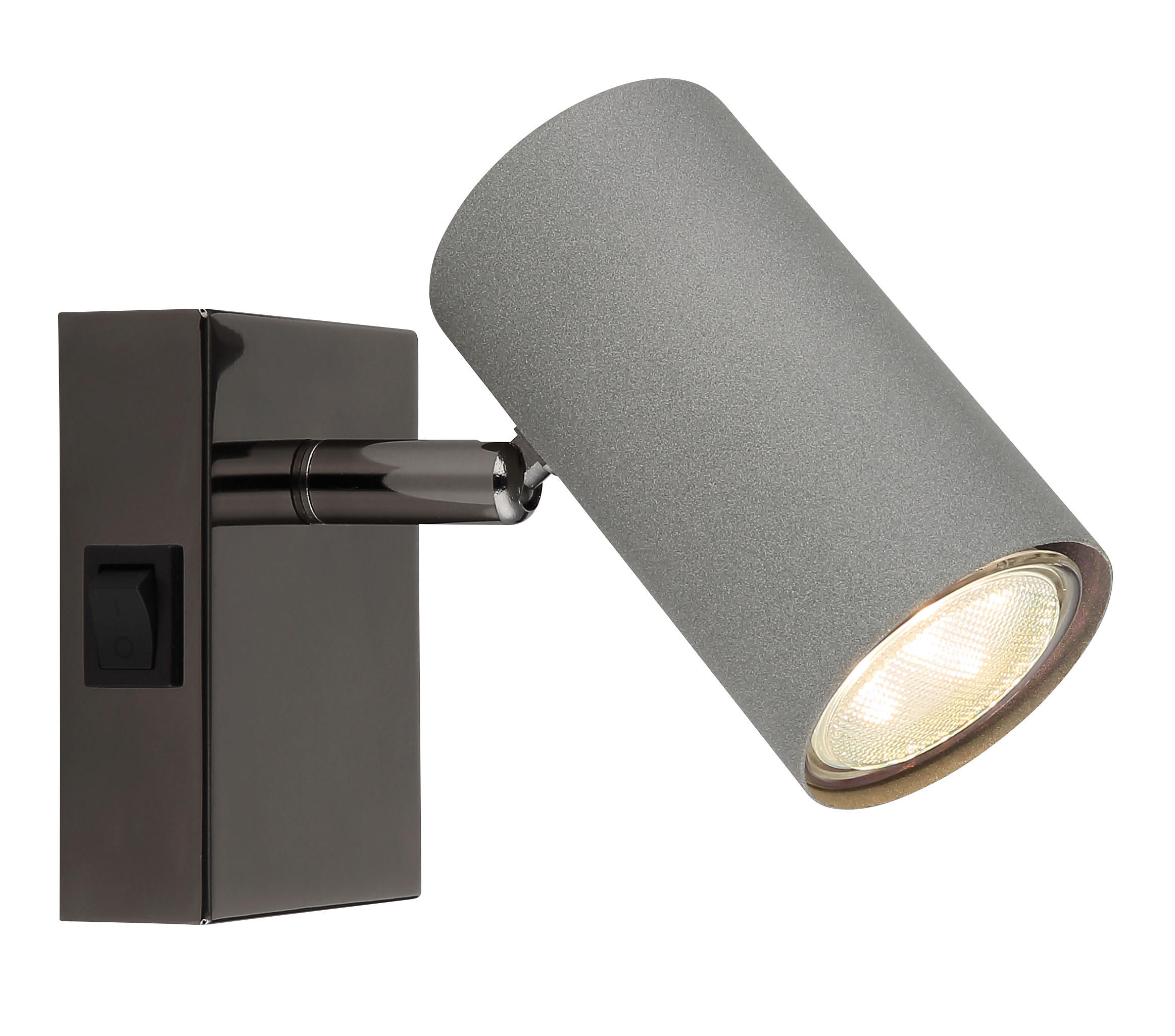STRAHLER - Schwarzchrom/Grau, Design, Metall (7/12/10cm) - Globo
