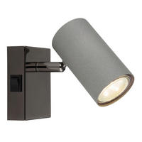 STRAHLER - Schwarzchrom/Grau, Design, Metall (7/12/10cm) - Globo