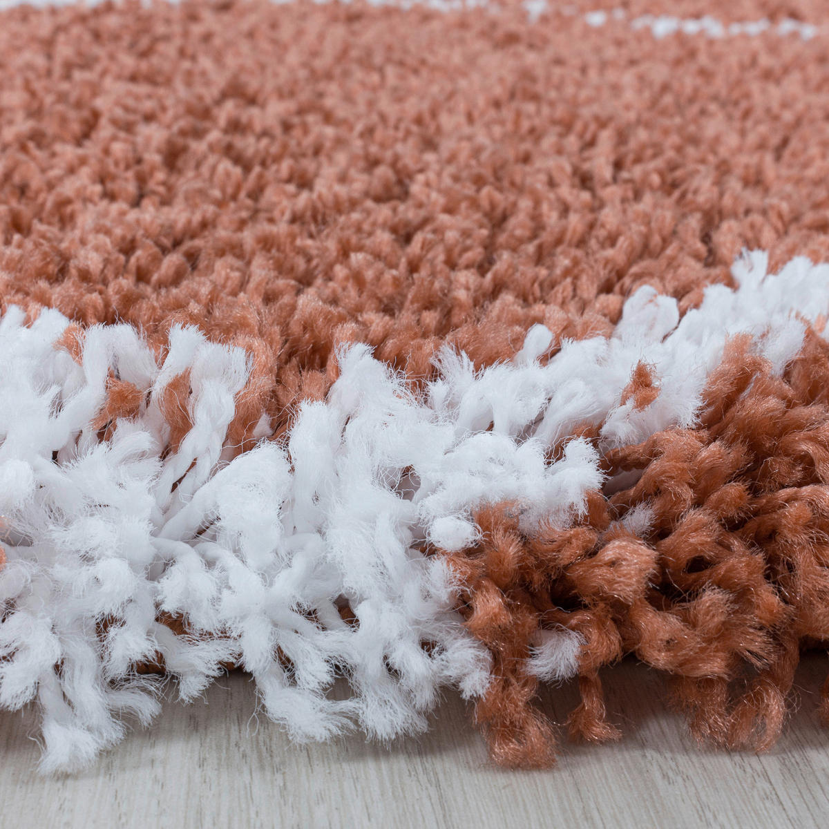 HOCHFLORTEPPICH 60/110 cm Alvor 3401 terra Terracotta  - Terracotta, Basics, Textil (60/110cm)