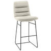BARHOCKER - Schwarz/Naturfarben, Design, Textil/Metall (52/122/66cm) - Dieter Knoll