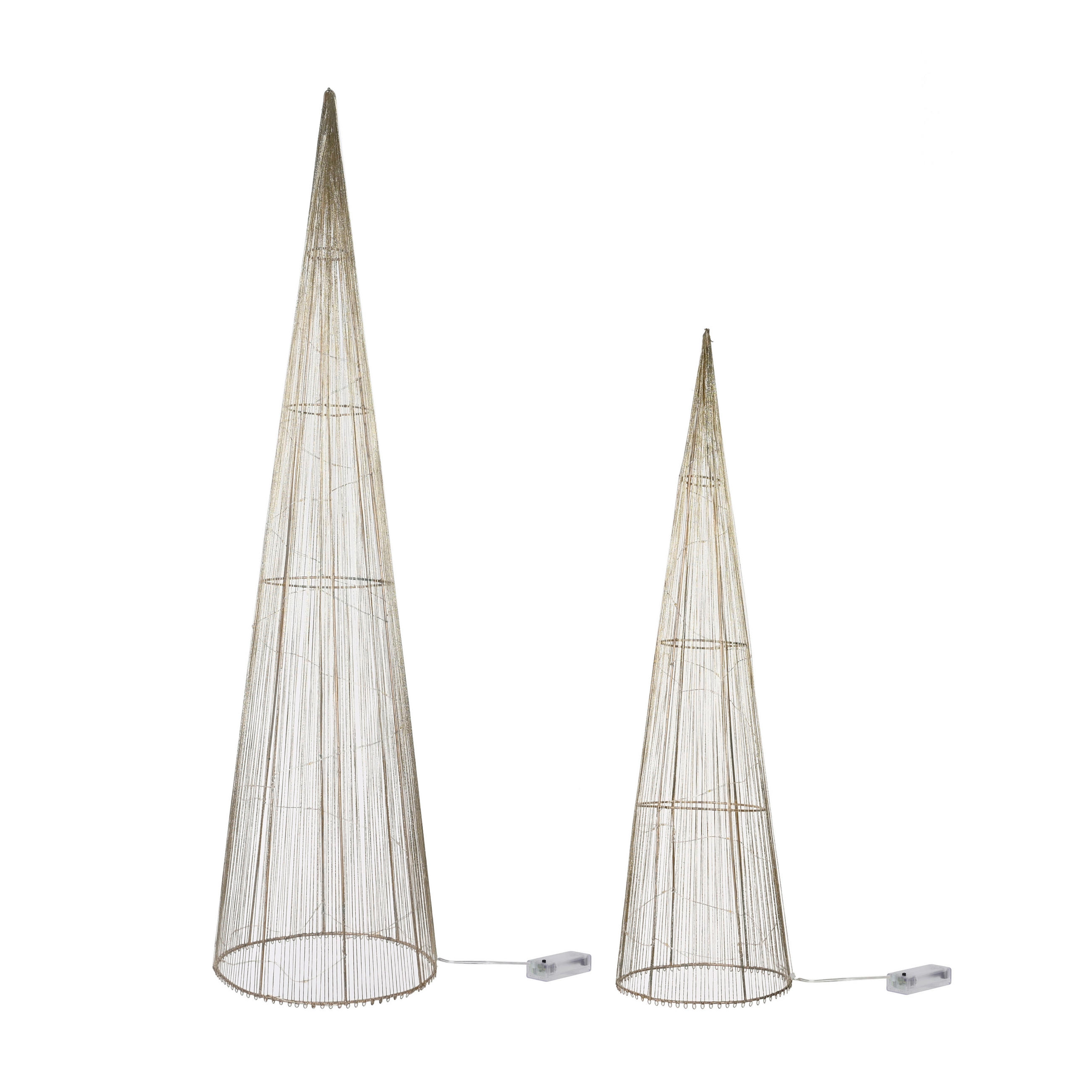 DEKOBAUM  - Goldfarben, LIFESTYLE, Kunststoff/Metall - X-Mas