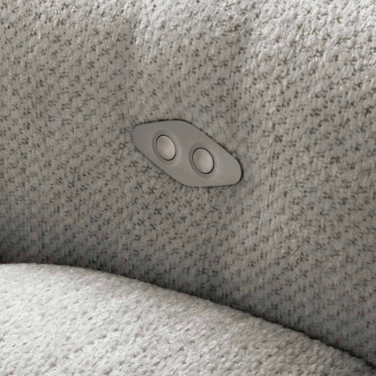 ECKSOFA  Webstoff Greige  - Greige/Schwarz, Design, Kunststoff/Textil (177/274cm) - Livetastic
