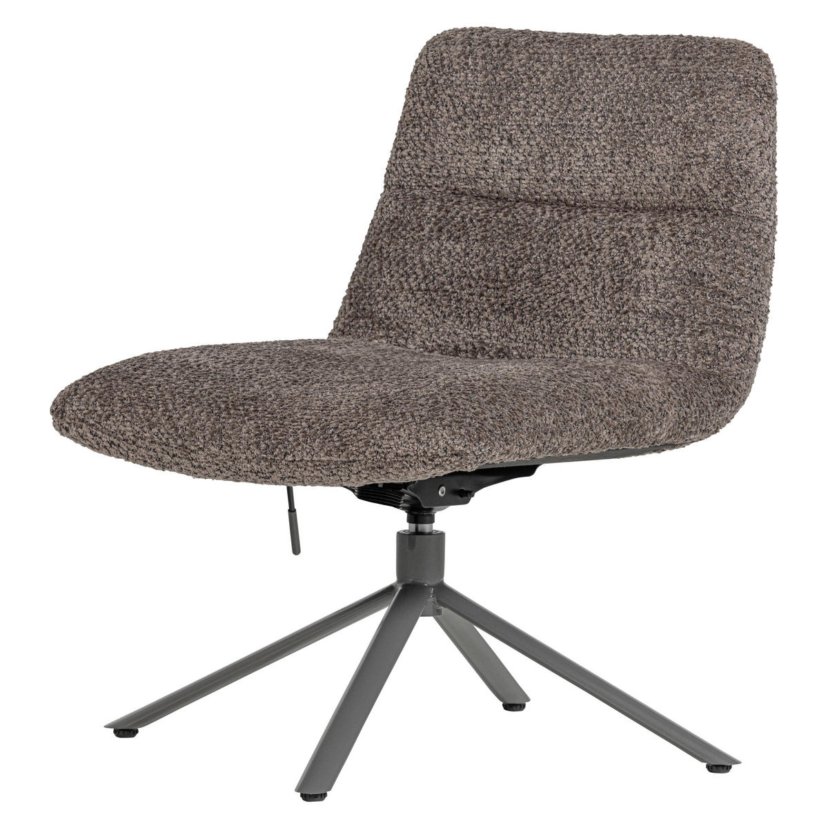 SESSEL in Teddystoff Braun  - Braun, MODERN, Textil/Metall (73/82/62cm) - Livetastic