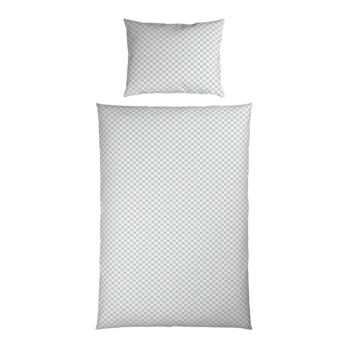 BETTWÄSCHE 2-teilig Flanell 140/200 cm  - Grün, KONVENTIONELL, Textil (140/200cm) - Esposa