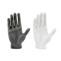 SZOBOR - fekete/fehér, Design, természetes anyagok (23/35/10cm)