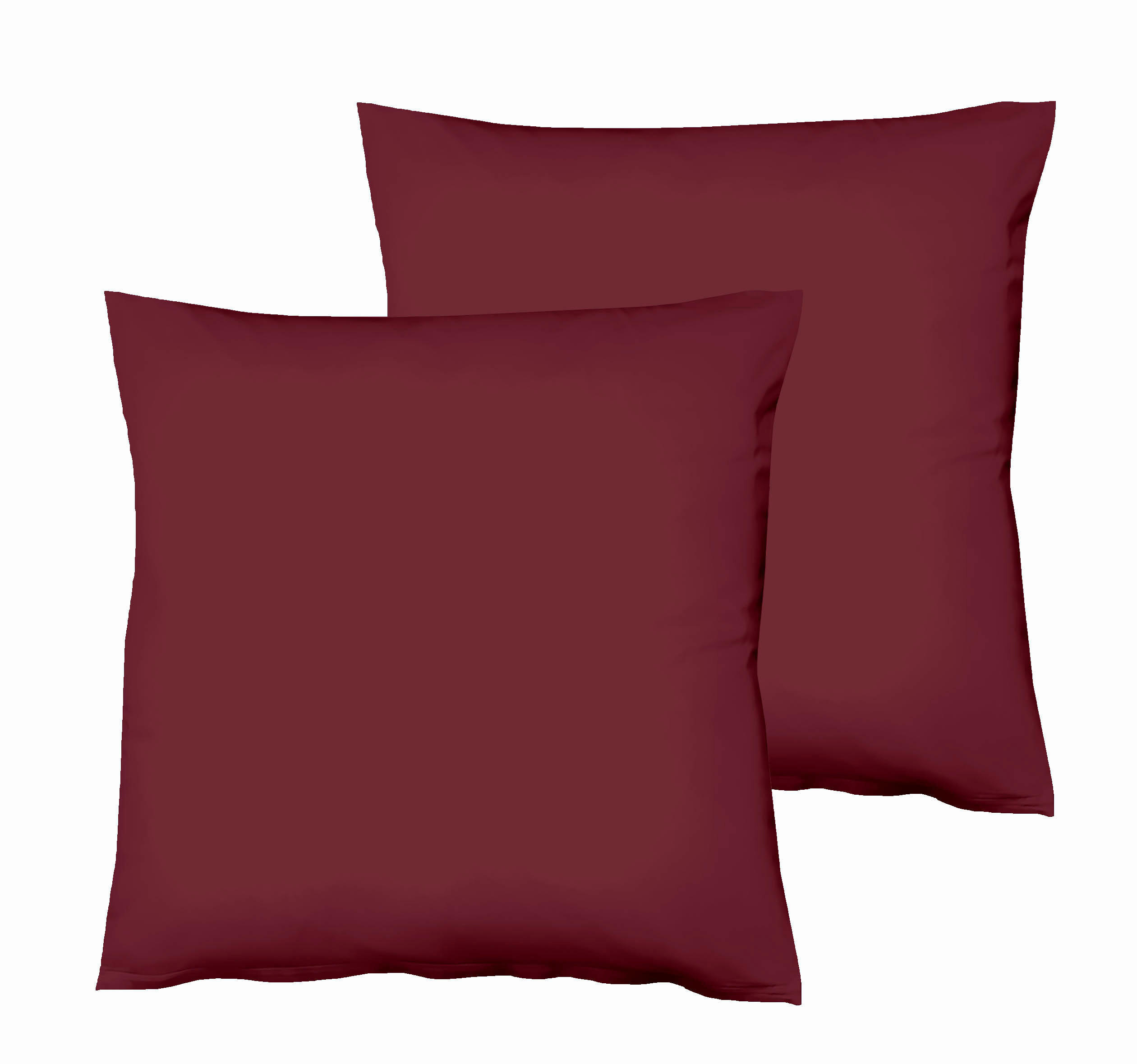 KOPFKISSENBEZUG - Pflaume, Basics, Textil (80/80cm) - Fleuresse
