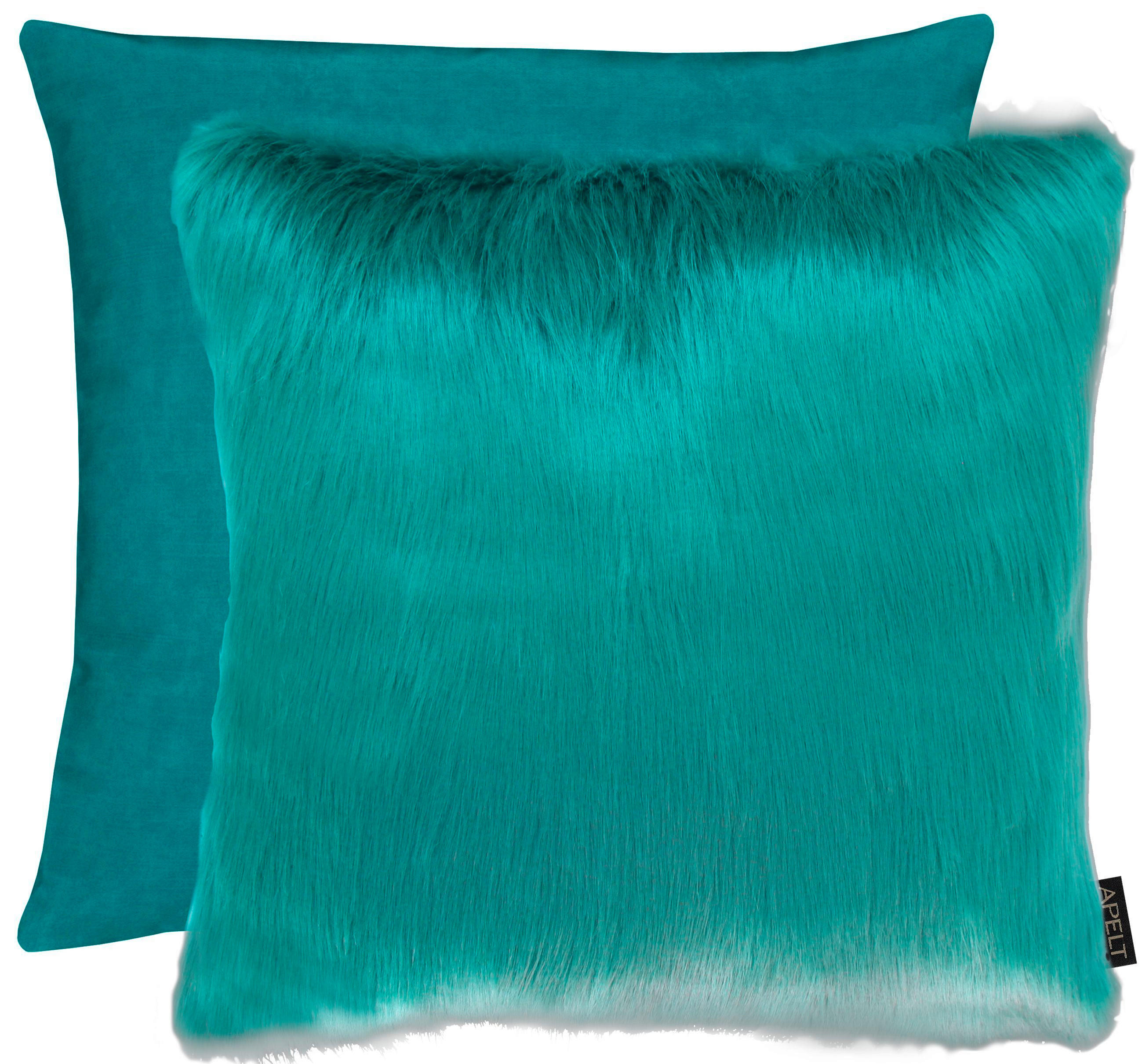 KISSENHÜLLE 46/46 cm  - Petrol, Basics, Textil (46/46cm) - Apelt