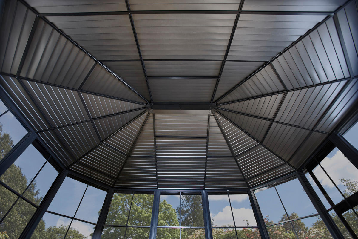 PAVILLON 384/281/384 cm   - Anthrazit, Basics, Metall (384/281/384cm)