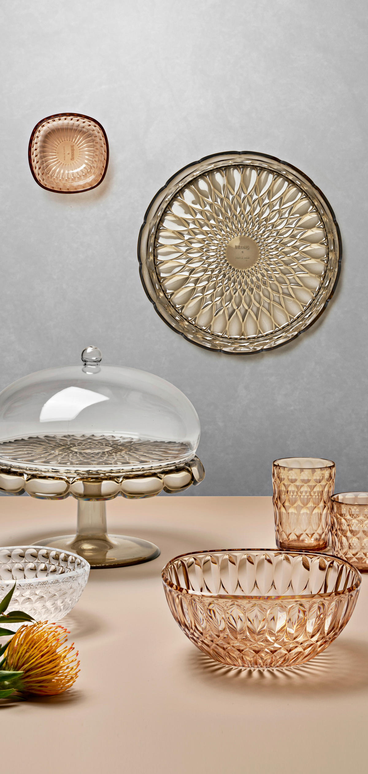 TANJUR ZA TORTU    30 cm    Vanity  - sivo-smeđa, Basics, plastika (30cm) - GUZZINI