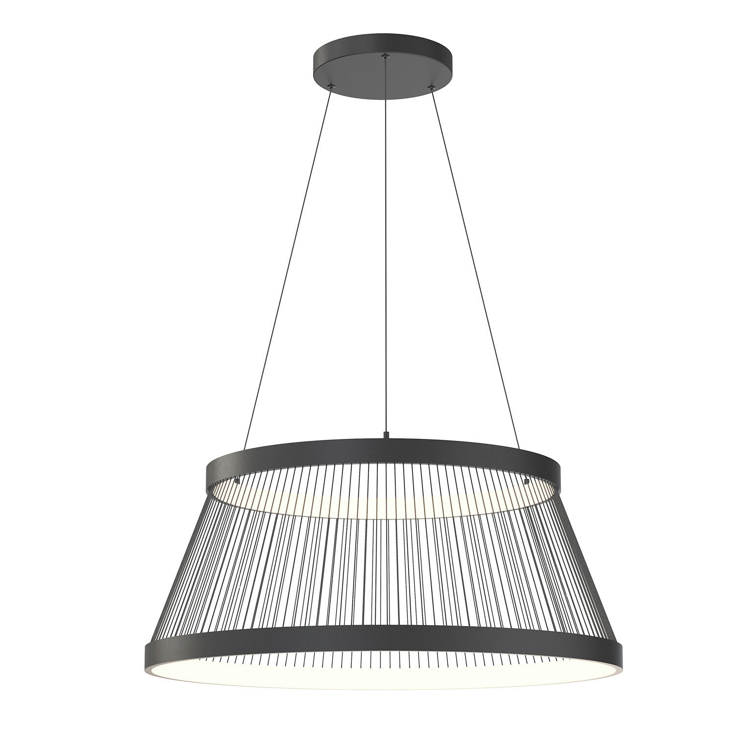 VISIACE LED SVIETIDLO - čierna, Design, kov (80/80/150cm)