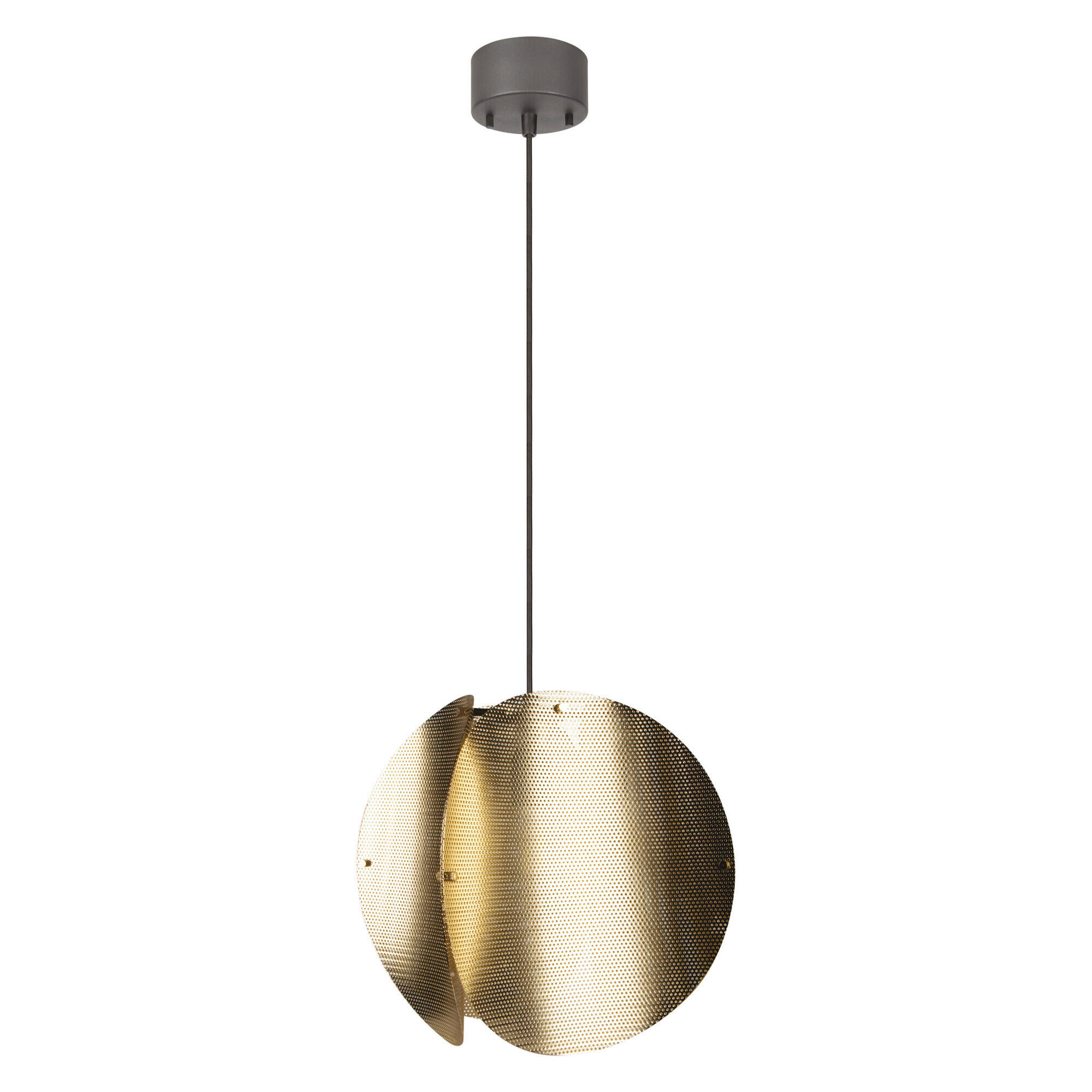 HÄNGELEUCHTE 38/150 cm  - Goldfarben, Design, Metall (38/150cm) - Osram