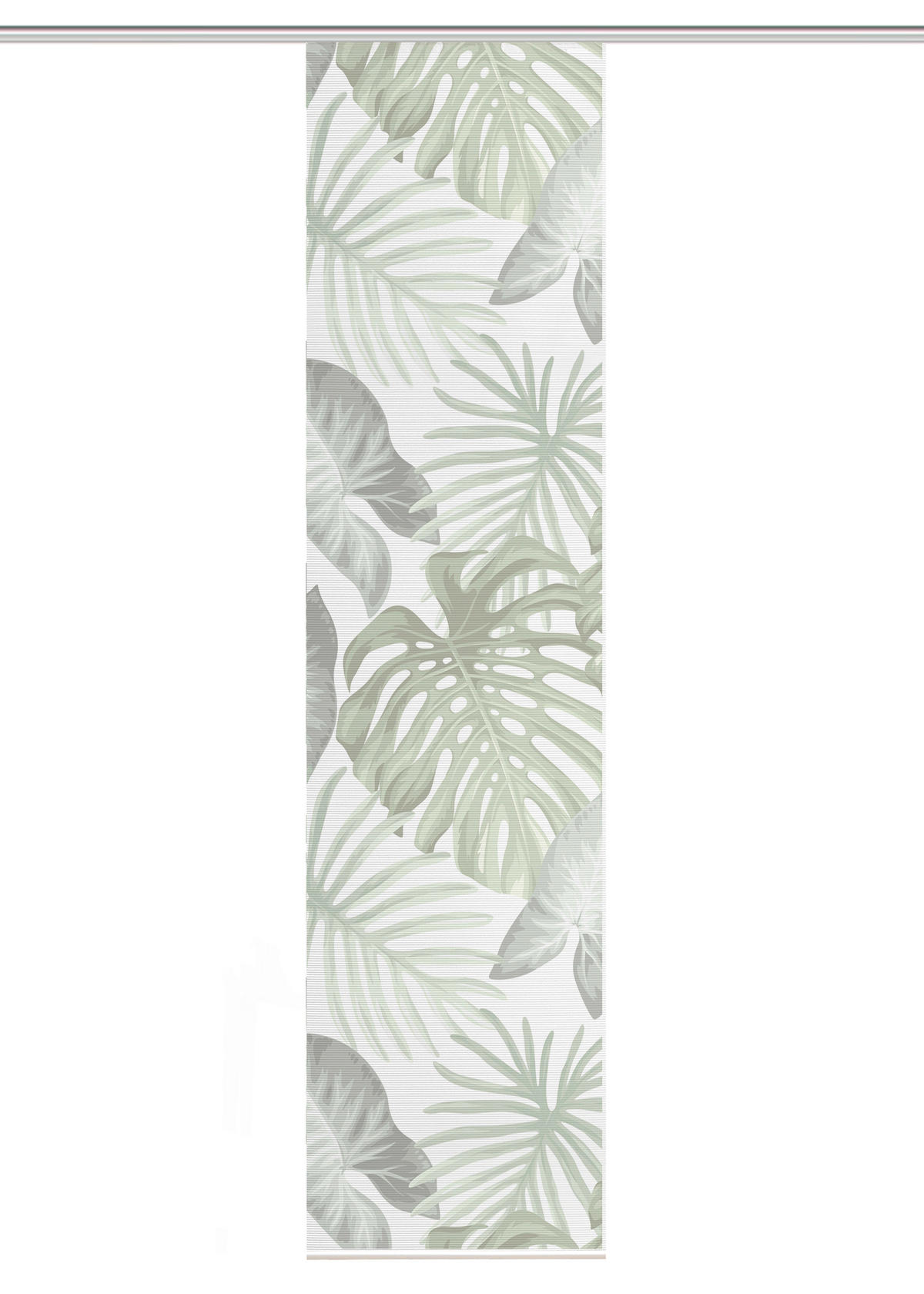 FLÄCHENVORHANG   blickdicht  60/260 cm   - Grün, Natur, Textil (60/260cm)