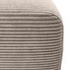 ECKSOFA Taupe Cord  - Taupe/Schwarz, KONVENTIONELL, Kunststoff/Textil (217/146cm) - Carryhome